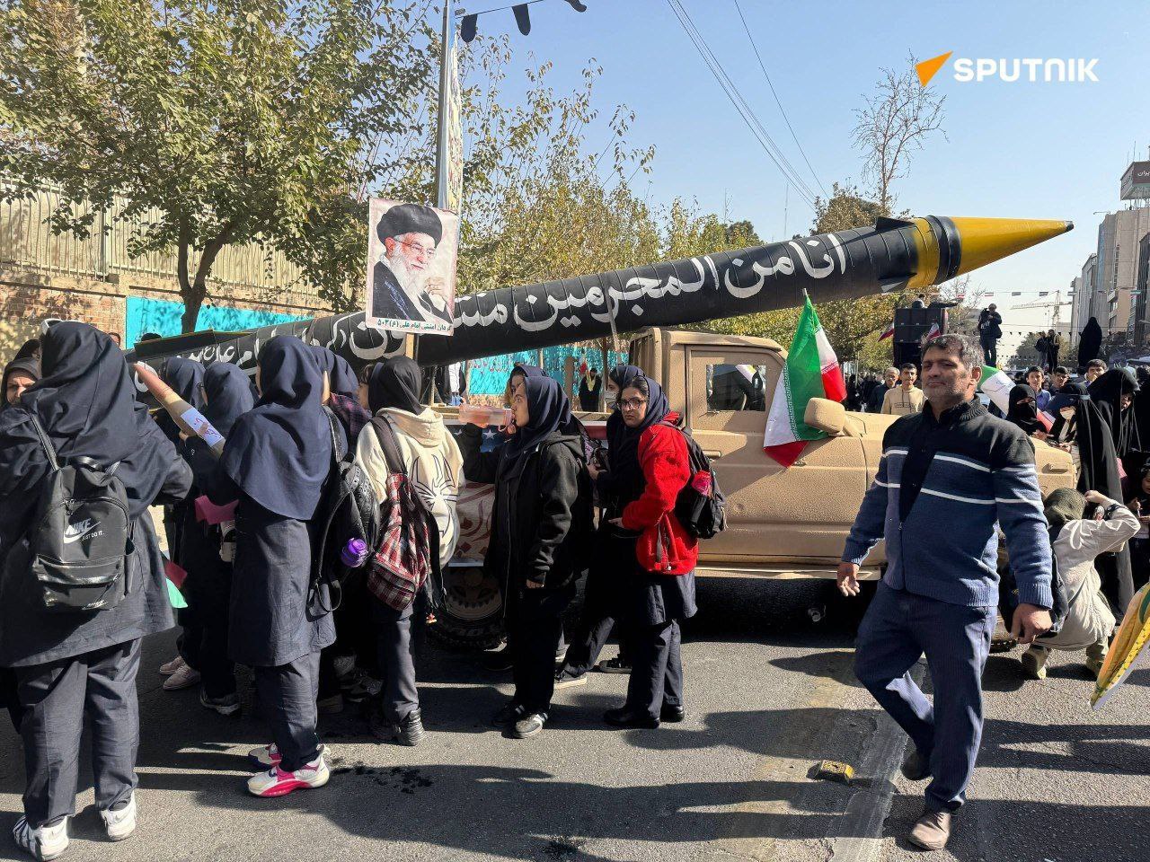 عکس/تصاویر خبرگزاری اسپوتنیک روسیه از راهپیمایی امروز در تهران