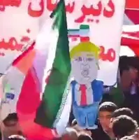 مکانیزم چکش دانش آموزان گرگانی بر سر ترامپ