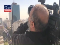 تصویری متفاوت از حضور حماسی مردم تهران!