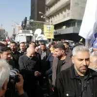 عکس/حضور قالیباف در مراسم یوم‌الله ۱۳ آبان