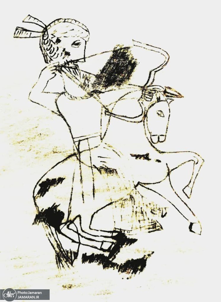 کشف نگاره باستانی کماندار ساسانی در مرودشت