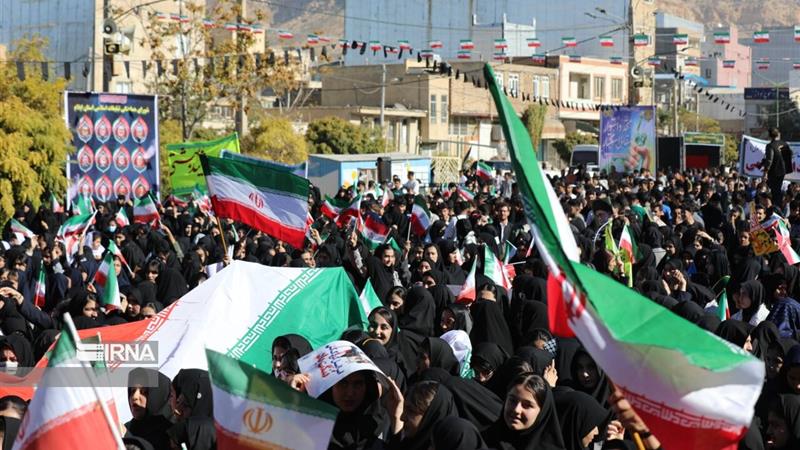 شکوه حضور و اقتدار مردم ایلام