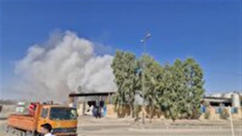 حریق در شرکت پالایش نفت در ایوانکی