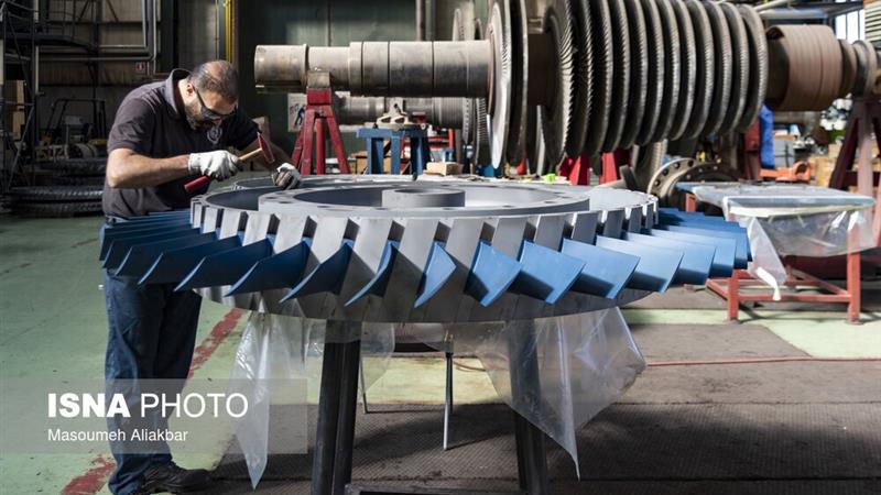 ساخت ۸۴۰۰ قطعه حساس نیروگاهی در شرکت تعمیرات نیروگاهی ایران