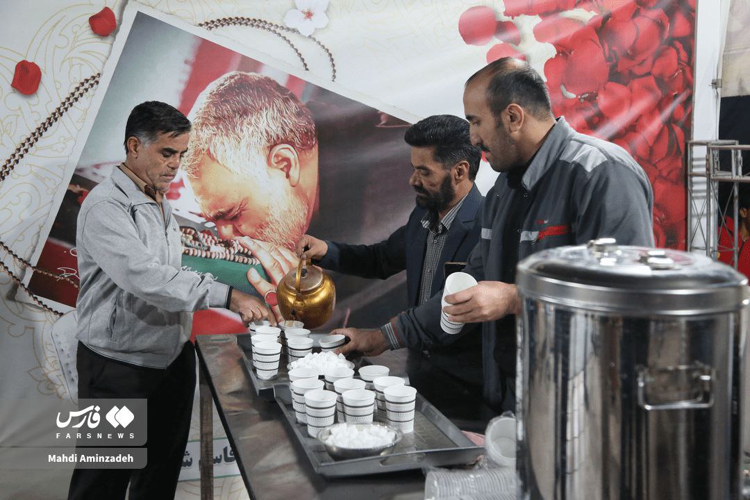 عکس/ بیت‌الزهرای حاج قاسم در فاطمیه اول