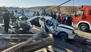 تصادف مرگبار در محور بوئین‌زهرا-اشتهارد با 3 کشته