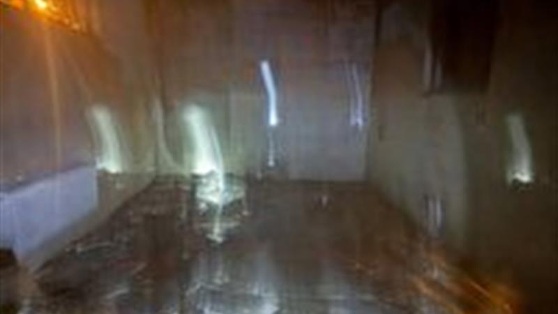 اطفا حریق در کارگاه شیرمال پزی سرخه