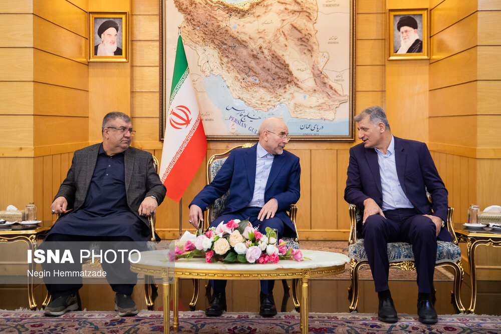 عکس/ مراسم بدرقه رسمی رئیس مجلس به کشور پاکستان