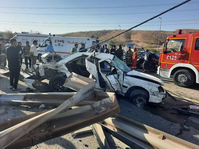 تصادف در محور بوئین‌زهرا - اشتهارد ۳ قربانی گرفت