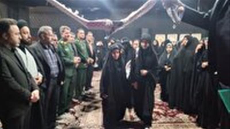 اعزام دانش آموزان دختر شهرستان خاتم به اردوی راهیان نور
