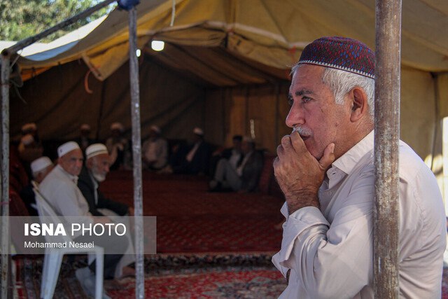 عکس/ سوگواری در زادگاه صابر کاظمی