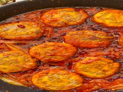 یک نهار خوشمزه با رولت گوشت و مرغ 