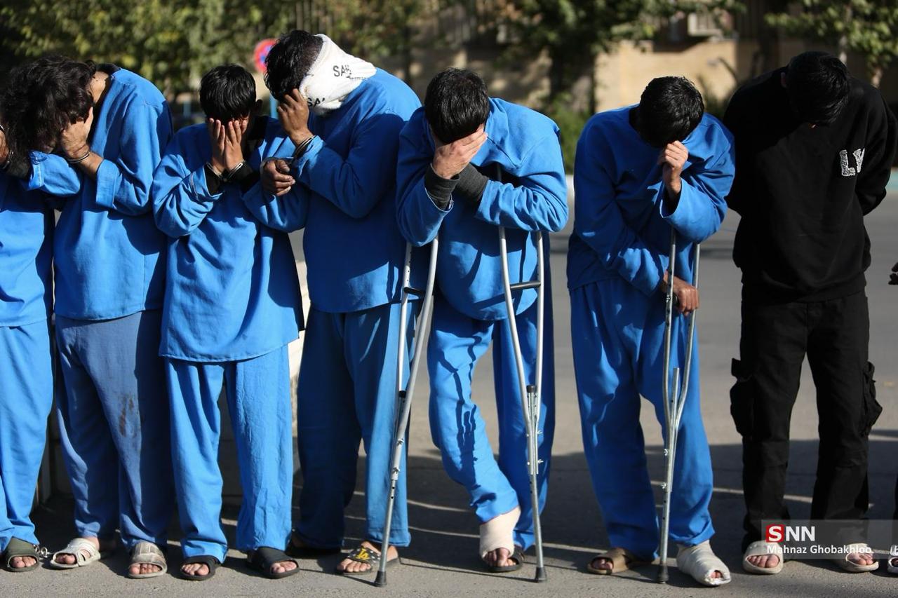 عکس/ طرح دستگیری سارقان و مالخران پایتخت