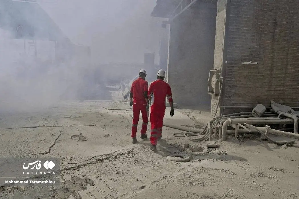 آتش‌سوزی در پالایشگاه نفت ایوانکی