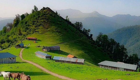 آسمان گیلان صاف تا نیمهابری