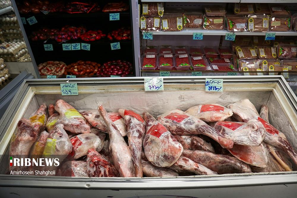 عرضه‌ی گوشت منجمد گوسفندی در میادین میوه و تره‌بار تهران