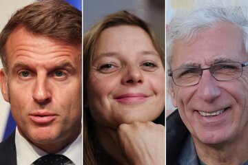 مکرون با فرانسویهای آزادشده در ایران گفتگو کرد