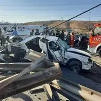 تصادف مرگبار در محور بوئین‌زهرا-اشتهارد با 3 کشته