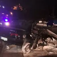 تصادف دلخراش ۴۰۵ با تیر چراغ برق؛ 2 نفر کشته شدند