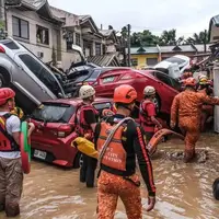 طوفان در فیلیپین با ۴۸ کشته و هزاران آواره