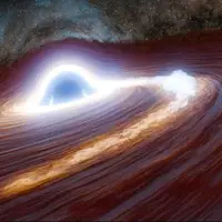 رصد شراره سیاهچالهای به اندازه ۱۰ تریلیون خورشید میدرخشد