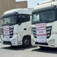 توقیف تریلی با راننده ۱۴ ساله