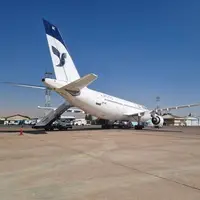 پرواز مدینه - بندرعباس به دلیل شرایط جوی در فرودگاه شیراز فرود آمد