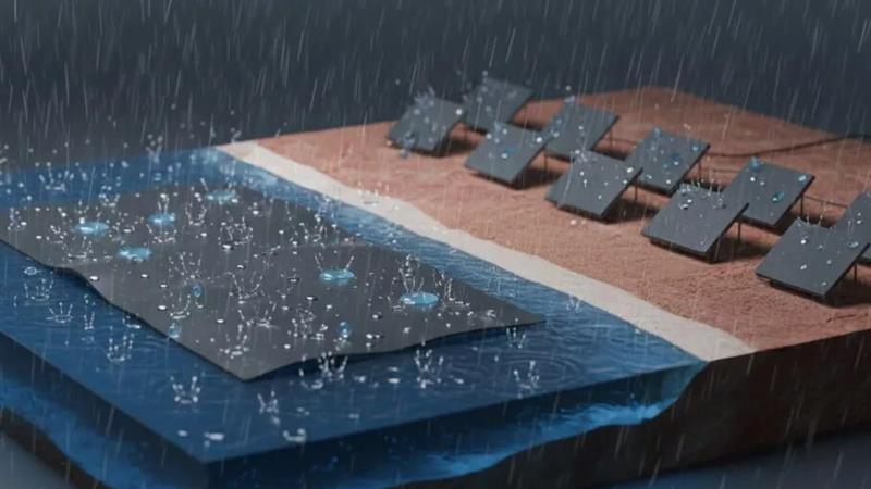 تولید برق از قطرات باران در چین