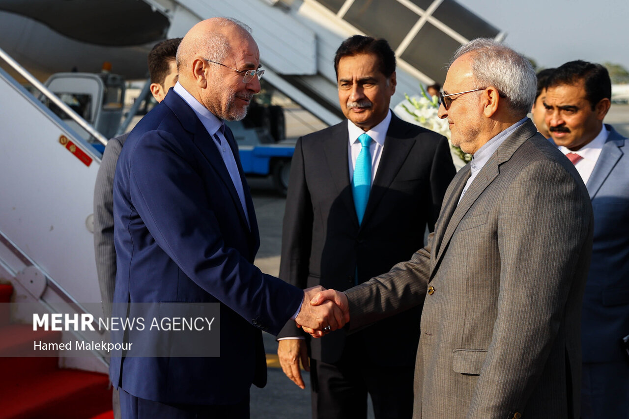 عکس/ اولین روز سفر رئیس مجلس به کشور پاکستان