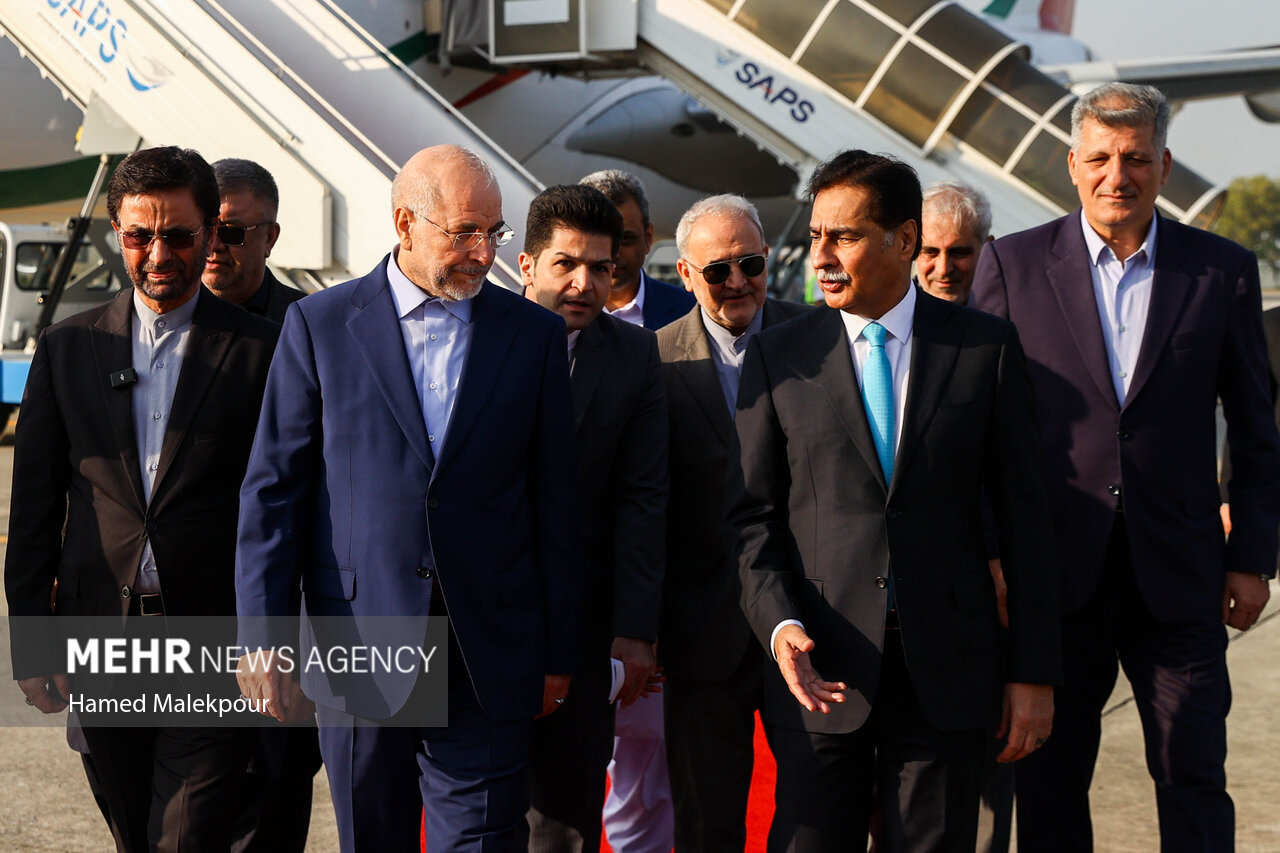 عکس/ اولین روز سفر رئیس مجلس به کشور پاکستان