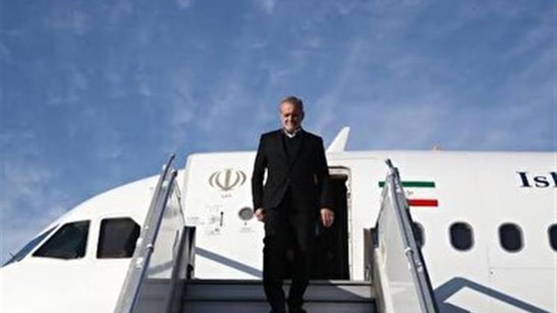 رئیس جمهور وارد کردستان شد