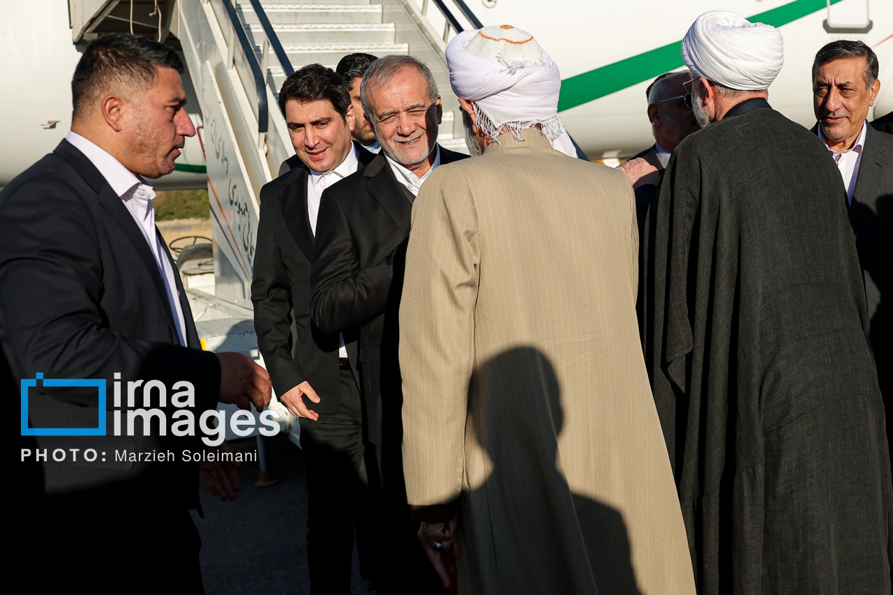 عکس/ سفر رئیسجمهور به کردستان