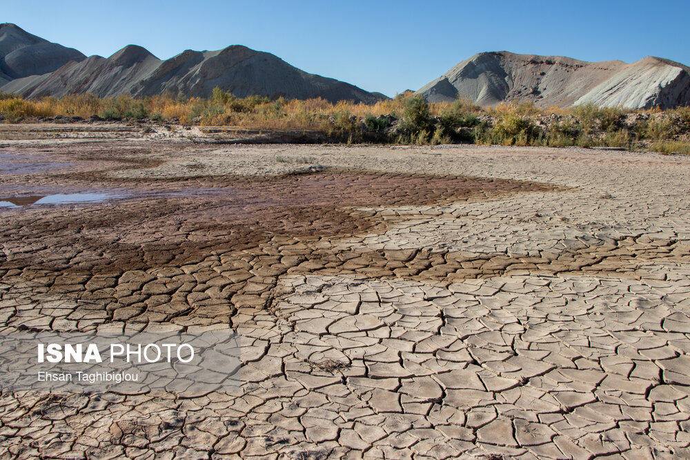 عکس/ قزل اوزن؛ آیینه‌ی بحران آب ایران