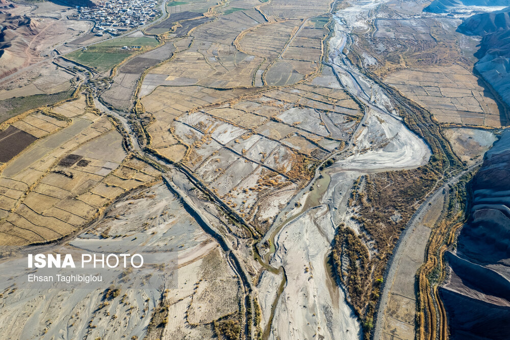 عکس/ قزل اوزن؛ آیینهی بحران آب ایران