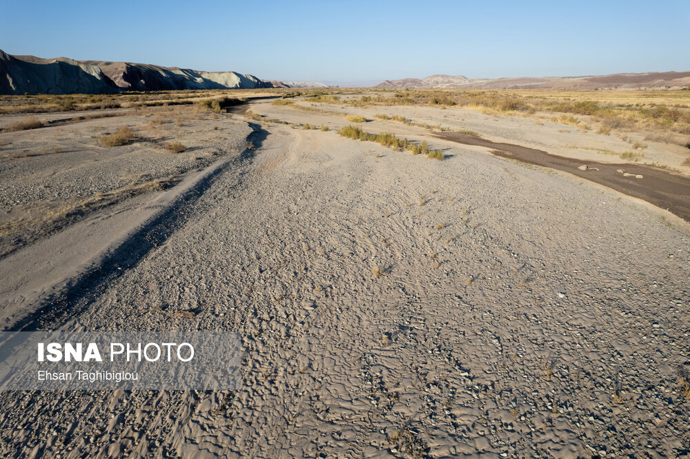 عکس/ قزل اوزن؛ آیینهی بحران آب ایران