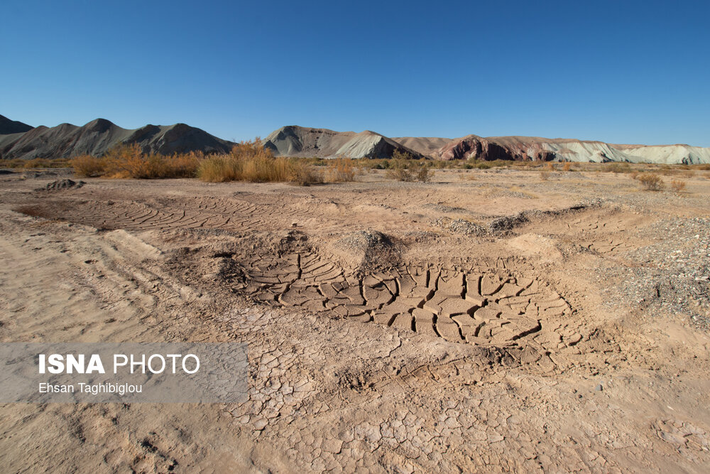عکس/ قزل اوزن؛ آیینهی بحران آب ایران