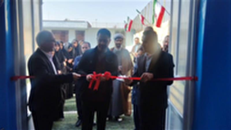 افتتاح اتاق تربیت بدنی یکی از مدارس قم