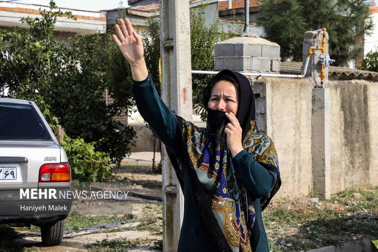 عکس/ تشییع پیکر «صابر کاظمی» در آق قلا