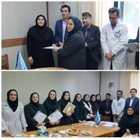 انتخاب پرستار مرکز درمان ناباروری جهاددانشگاهی اردبیل به عنوان پرستار نمونه