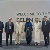 حضور معاون رئیس جمهور در افتتاحیه اجلاس جهانی تغییر اقلیم کاپ ۳۰ در برزیل