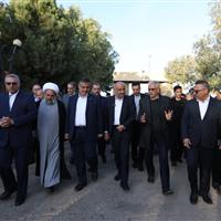 وزیر کار وارد زرندیه شد