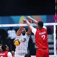 بازیهای کشورهای اسلامی؛ پیروزی والیبالیستهای ایران برابر قطر