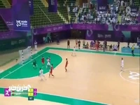 گل دوم تیم فوتسال ایران به افغانستان توسط مسعود یوسف