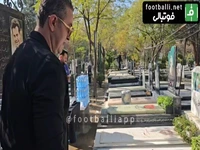 صحنههای احساسی از حضور پرویز برومند در مراسم نهمین سالروز درگذشت منصور پورحیدری