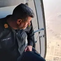 پایش هوایی محورهای فرعی و نقاط صعب العبور کرمان توسط پلیس