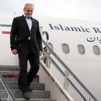 پزشکیان وارد سنندج شد