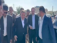 حضور مسرور و طهماسبی در مراسم ترحیم صابر کاظمی