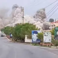 لحظاتی از تجاوز مجدد رژیم صهیونیستی به خاک لبنان
