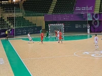 گل دوم فوتسال ایران به افغانستان از زاویه دید تماشاگران