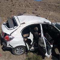 کودک سه‌ساله قربانی واژگونی خودرو کوییک در محور شیراز - اصفهان